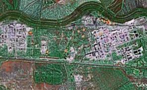 ГПЗ Оренбурггазпром (снимок Google Earth)